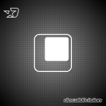 Chamfer Block Outline Stickers